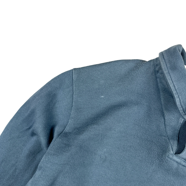 Stone Island 2001 Vintage Quarter Zipped Buttoned Pullover - Small