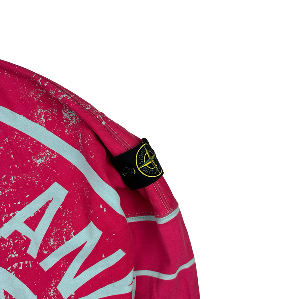 Stone Island Graphic Printed Compass Pullover Jumper - Small