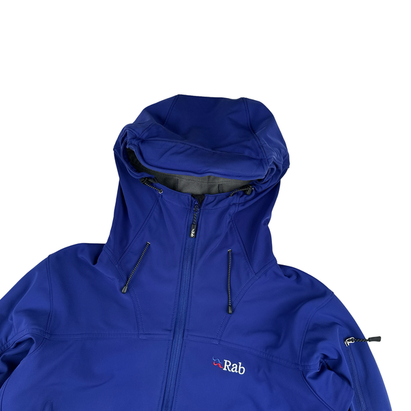 RAB Blue Ogre Hooded Soft Shell Jacket - Medium