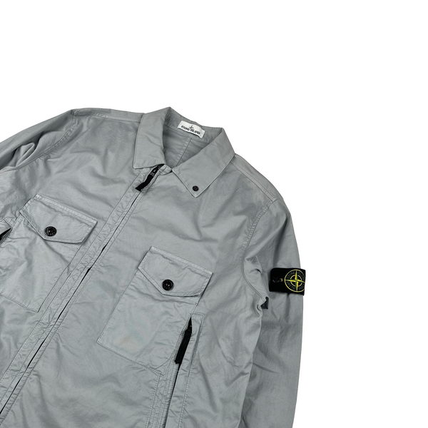 Stone Island 2021 Grey Thick Cotton Jacket - XL