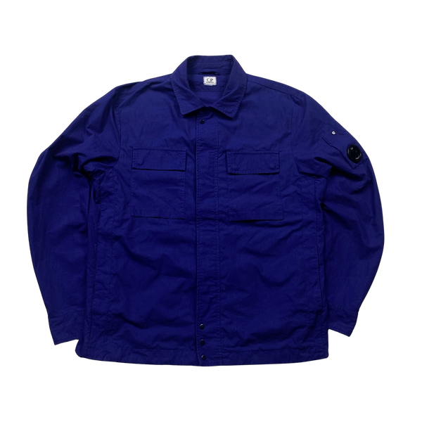 CP Company Blue Cotton Overshirt - XL