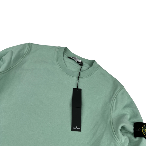 Stone Island 2024 Mint Green Crewneck Jumper - Medium