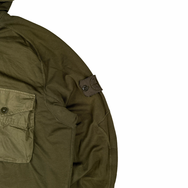 Stone Island 2020 Khaki Ghost Smock Pullover Jumper - Medium