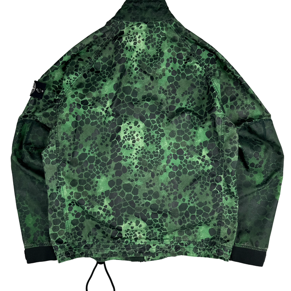 Stone Island 2018 Alligator Camo Light Cotton Nylon Jacket - Large