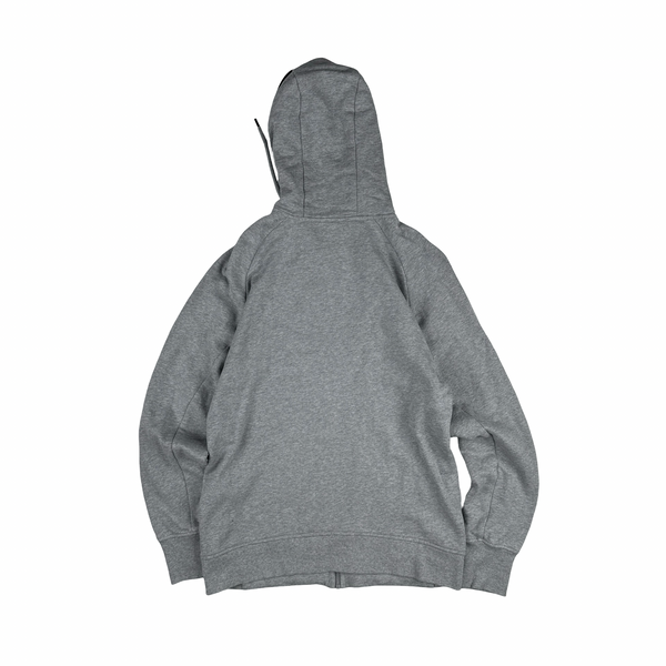 CP Company Grey Cotton Goggle Hoodie - Medium
