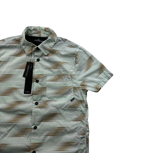 Stone Island 2016 Shadow Project Patterned Shortsleeve Buttoned Shirt - Small