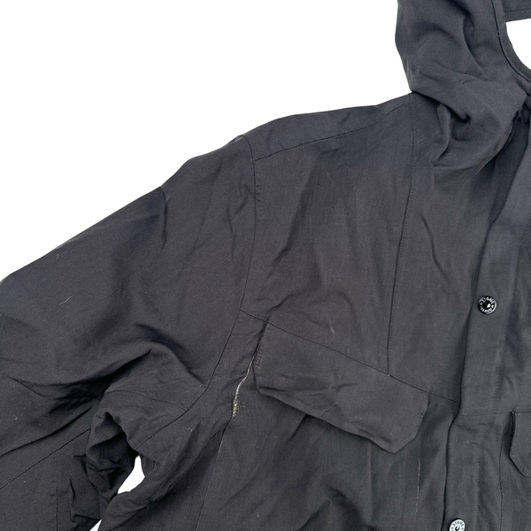 Stone Island 2016 Black Ghost Piece Water Repellent Wool Jacket - XL