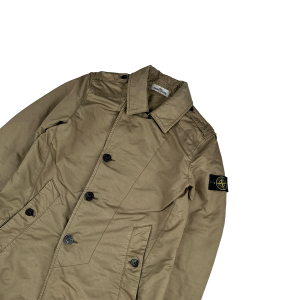 Stone Island 2013 Camel Quilted David TC Field Jacket - Medium