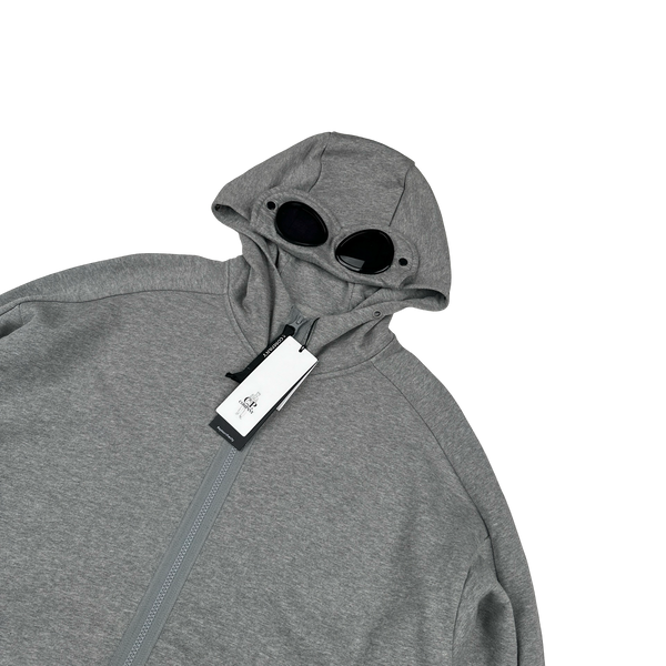 CP Company Light Grey Goggle Hoodie - XL