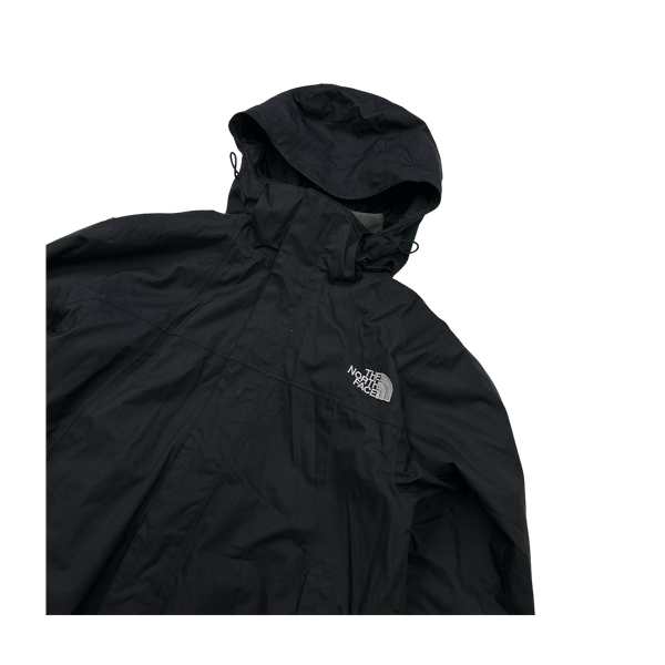 North Face 3 In 1 Black Hyvent Jacket - Medium