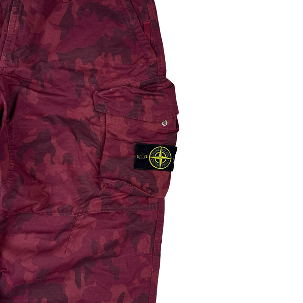 Stone Island x Supreme 2022 Ice Camo Cargo Trousers - 38"