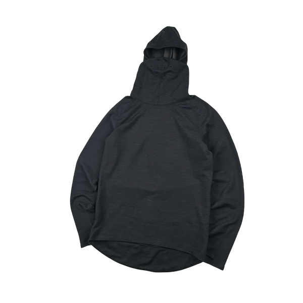 Vollebak Lightweight Hooded Mid Layer Ninja Fleece - Medium