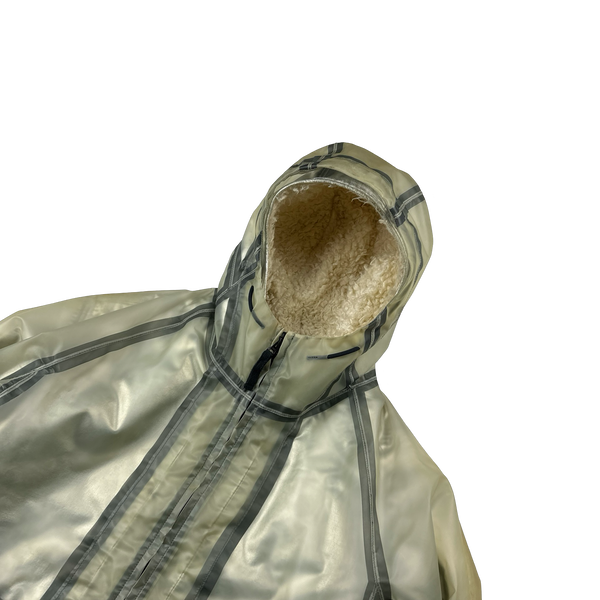 Stone Island 2015 Sherling Lined Poly Cover Jacket - Large