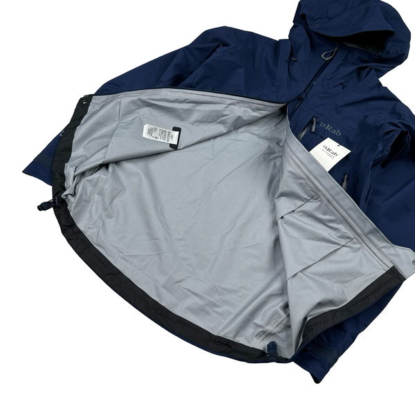 RAB Navy Zipped Firewall Jacket - Medium