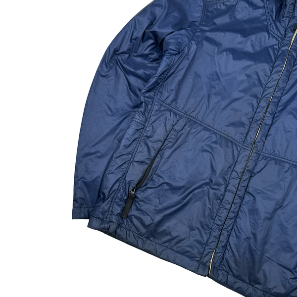 Stone Island Blue Micro Rip Stop Primaloft Insulated Jacket - Large