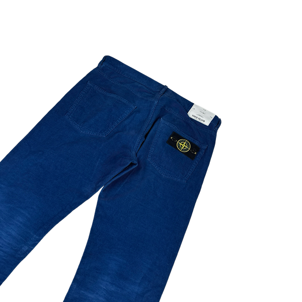Stone Island 2013 Blue Corduroy Trousers - 32"