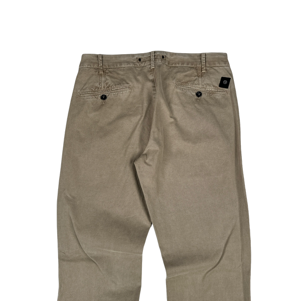 Stone Island Denims 2008 Tan Cotton Cargo Trousers - 32"