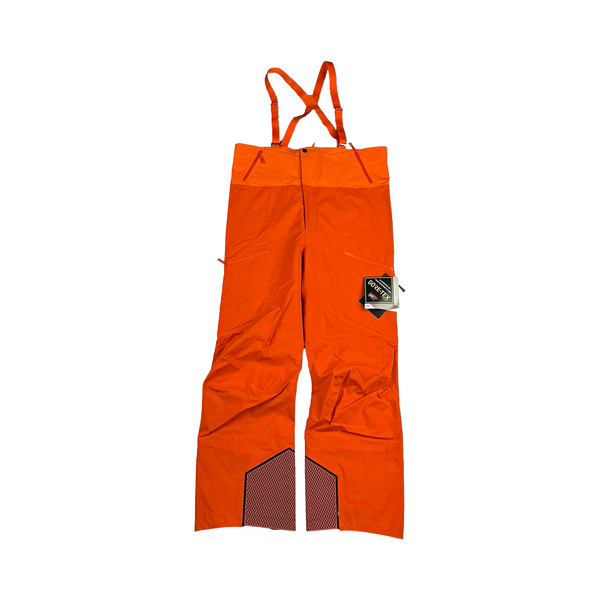 Arcteryx Orange Two Tone Goretex Rush Ski Overalls - XL