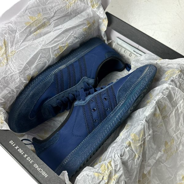 CP Company x Adidas Blue Samba Trainers - UK 7.5