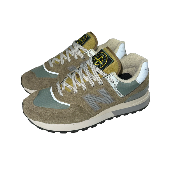 Stone Island x New Balance 574 Legacy Trainers - UK 9