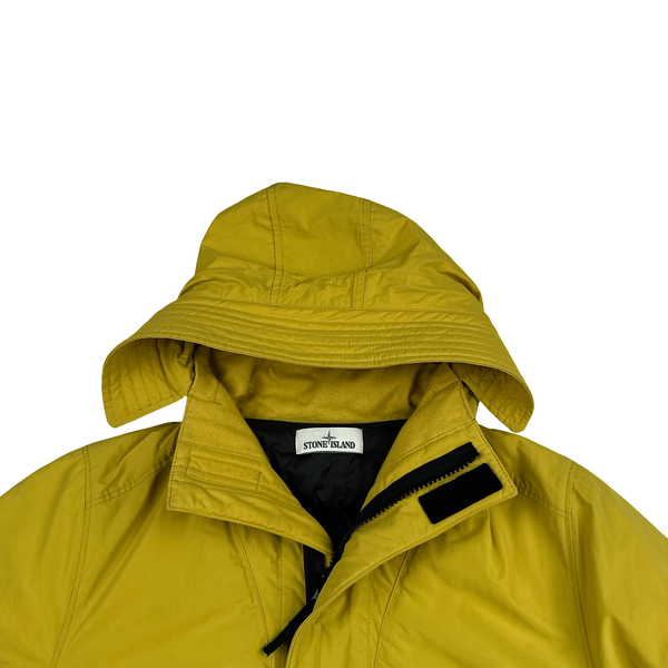 Stone Island 2018 Yellow Micro Reps Primaloft Lined Jacket - Small