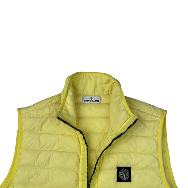 Stone Island 2020 Yellow Down Filled Gilet - Large
