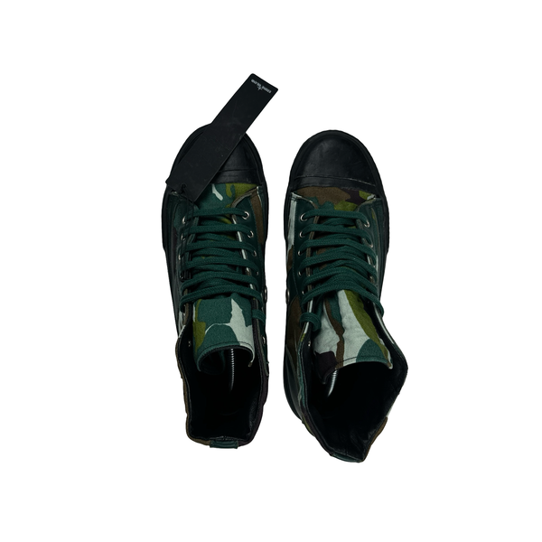 Stone Island Flowing Camo Converse Style Trainers - UK 8