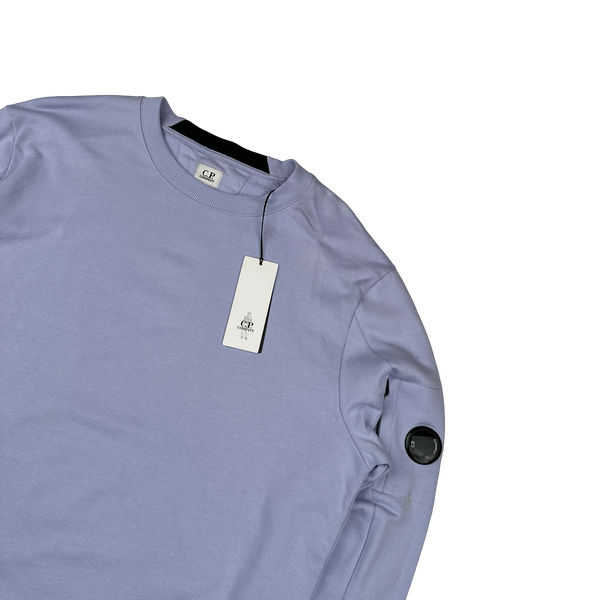 CP Company Lilac Cotton Lens Viewer Crewneck - 3XL