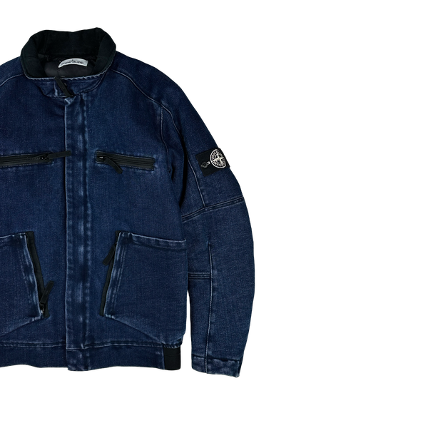 Stone Island 2016 Polypropylene Denim Primaloft Jacket - Large