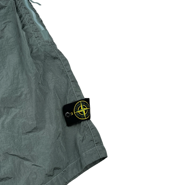 Stone Island 2023 Blue Nylon Metal Econyl Shorts - Small