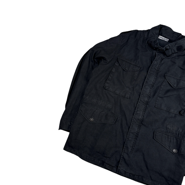 Stone Island Vintage 2005 Shoulder Badge Lino Flax Jacket - XXL
