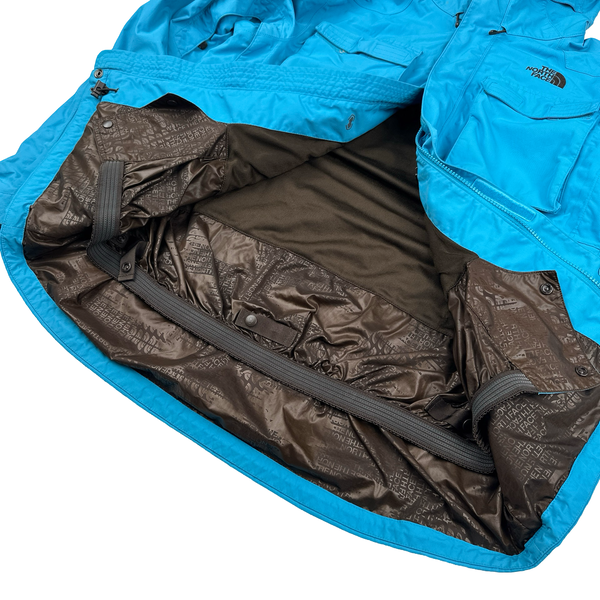 North Face Blue HyVent Rain Jacket - Medium