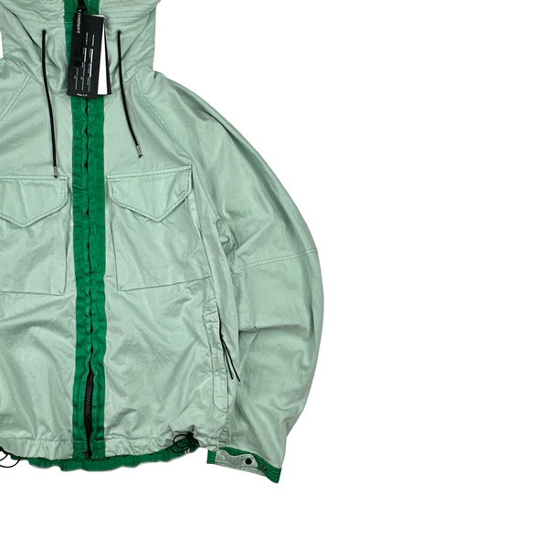 CP Company Mint Green Raso-CP Zipped Goggle Jacket - Small