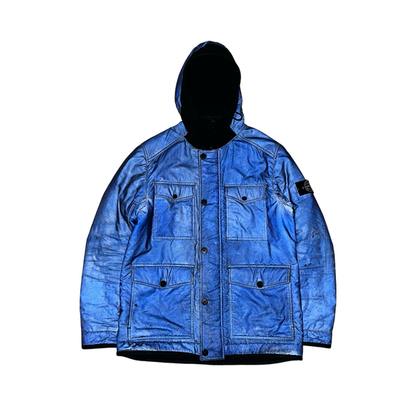 Stone Island Reflex Mat Reflective Multipocket Parka Jacket - XL