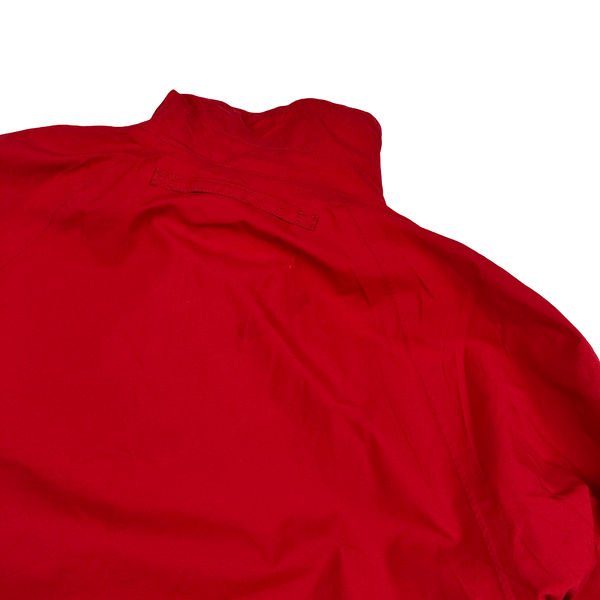 Prada Red Goretex Tab Zipped Parka Jacket - Medium
