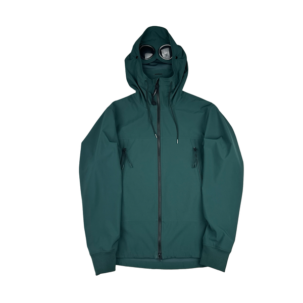 CP Company Jade Soft Shell Goggle Jacket - Medium