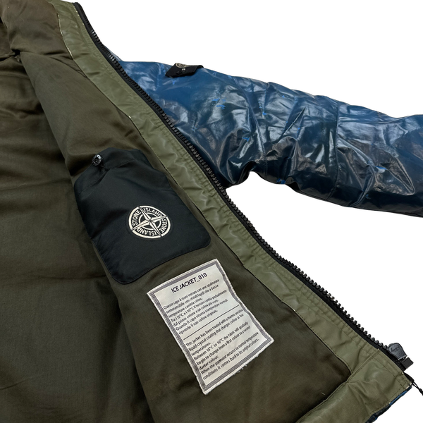 Stone Island 2009 Blue Colour Change Ice Jacket - XL