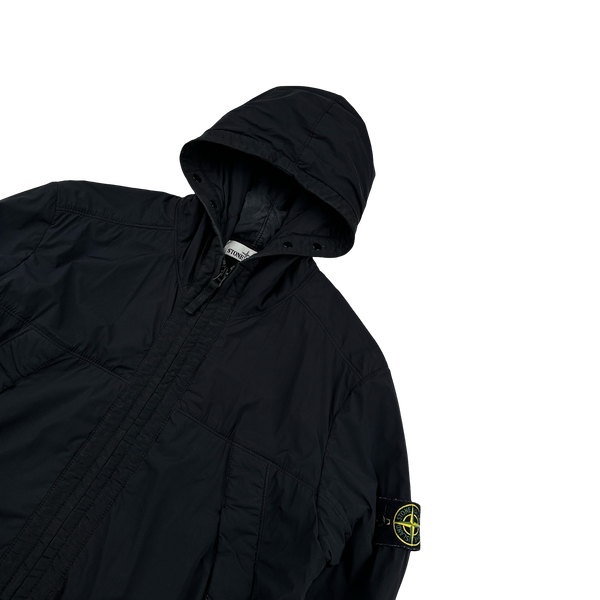Stone Island 2019 Black Comfort Tech Composite Jacket - Medium