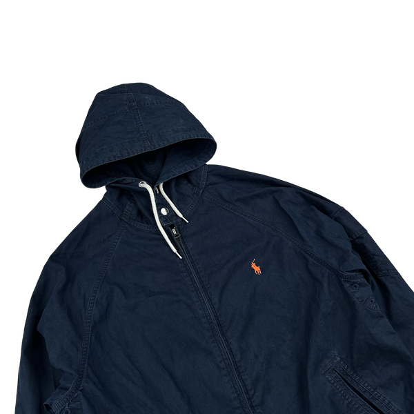 Ralph Lauren Navy Cotton Jacket - Medium