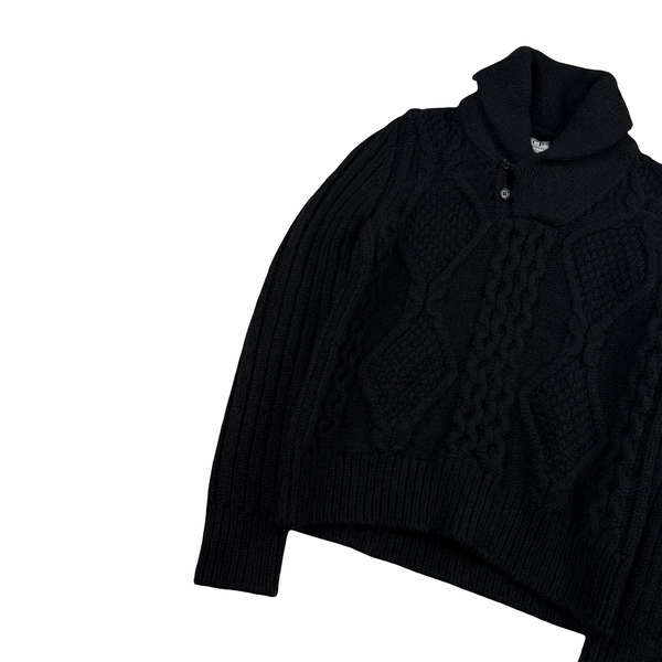 CP Company 2008 Wool Blend Buttoned Thick Jumper - Medium