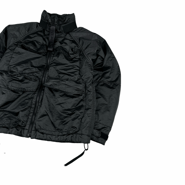 Nemen Nylon Shimmer Dark Grey Shell Multi Pocket Jacket