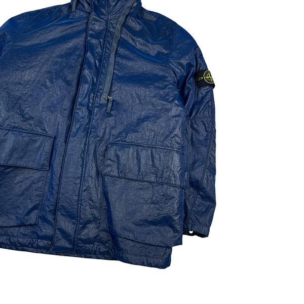Stone Island Nylam Blue Vintage AW2000 Rare Dutch Rope Jacket - Large