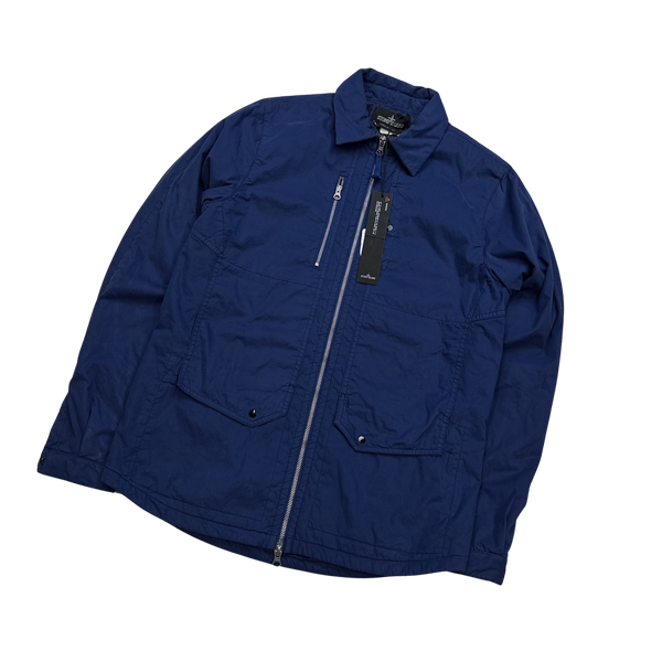 Stone Island Blue Shadow Project Overshirt - Small