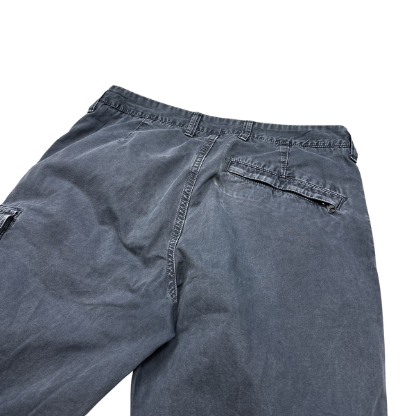 Stone Island Grey Cargo Slim Fit Cargo Trousers - 30"