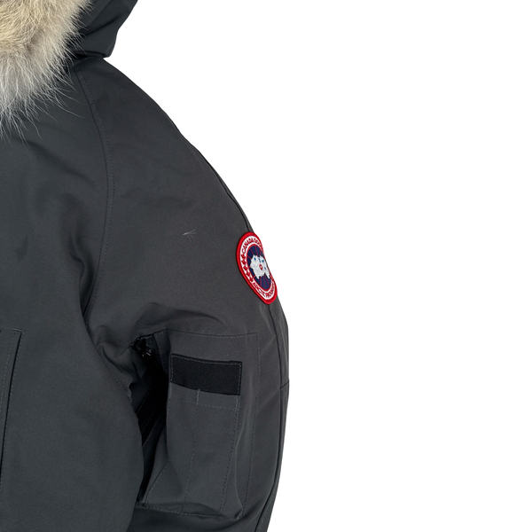 Canada Goose Grey Chilliwack Bomber Parka Jacket - Small