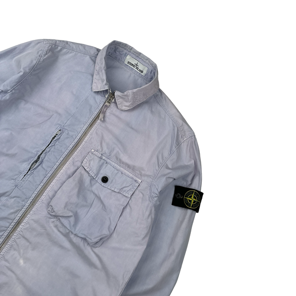 Stone Island 2019 Lilac Cotton Overshirt - Medium