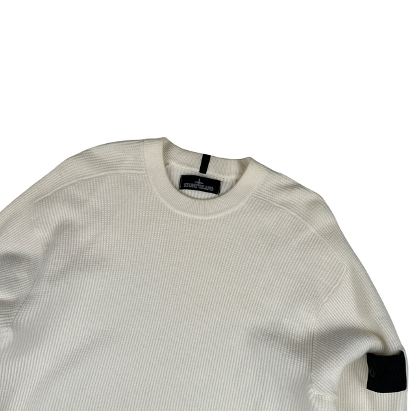 Stone Island 2021 Cream Shadow Project Waffle Knit - XL