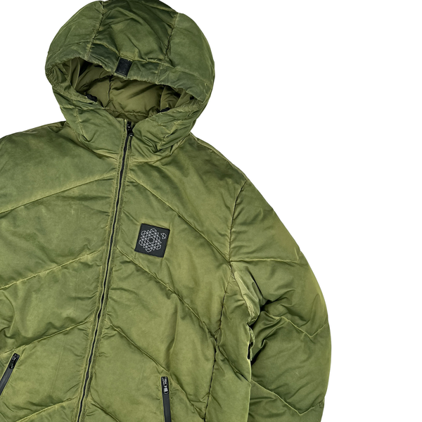 Plurimus Green Quilted Down Jacket - XL