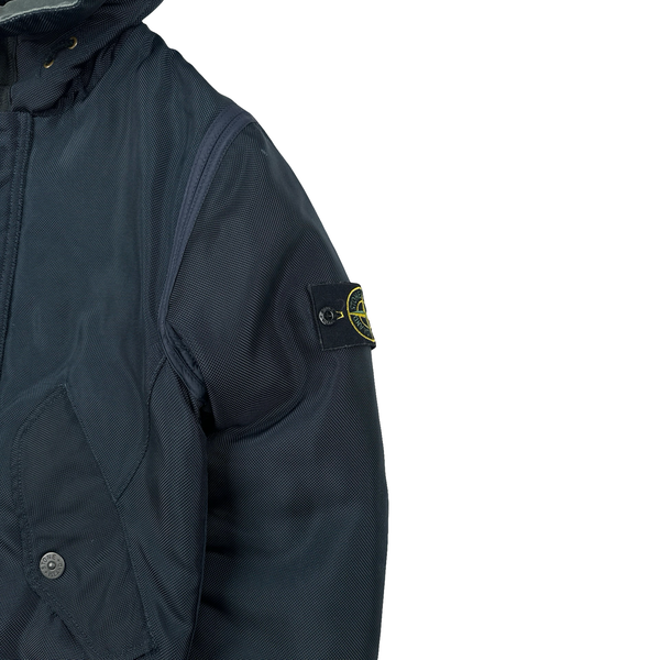 Stone Island 2010 Oxford Navy Nylon Jacket - Small