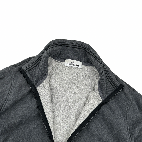 Stone Island 2015 Grey Zipped Jumper - Large